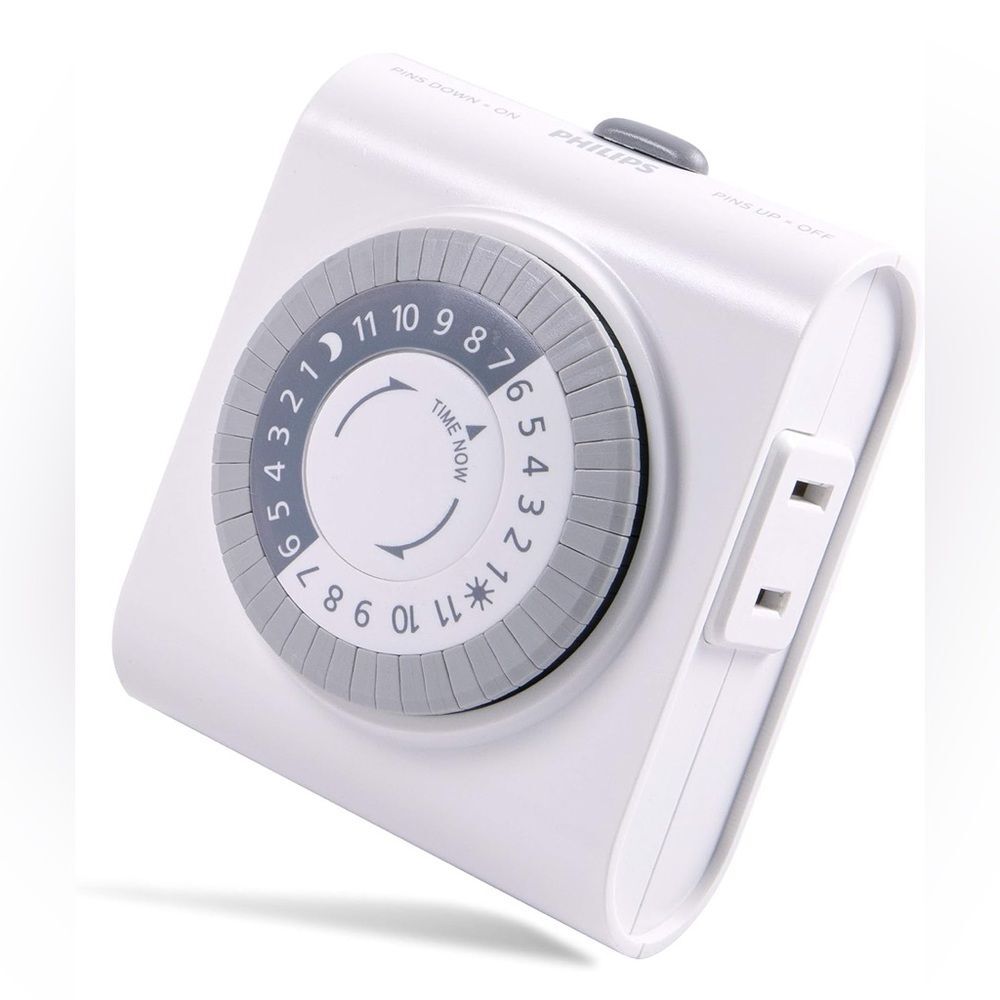 PHILIPS Plug-in outlet Timer, White NIP